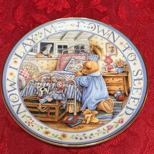 Teddy says his prayers Royal Doulton collector plate